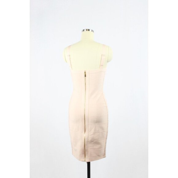 NWOT Aritzia BABATON Mason Soft Blush Pink Bandage Knit Bodycon Dress, Size M - Picture 3 of 16